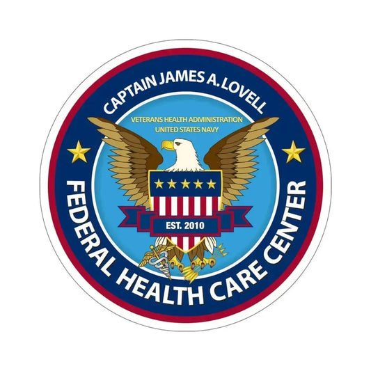 Captain James A Lovell Federal Health Care Center STICKER Vinyl Die-Cut Decal 6 Inch - The Sticker Space