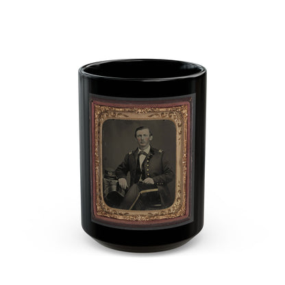 Captain James Dugan Gist Of General & Staff Confederate States Infantry Regiment In Uniform With South Carolina Volunteers Kepi (U.S. Civil War) Black Coffee Mug