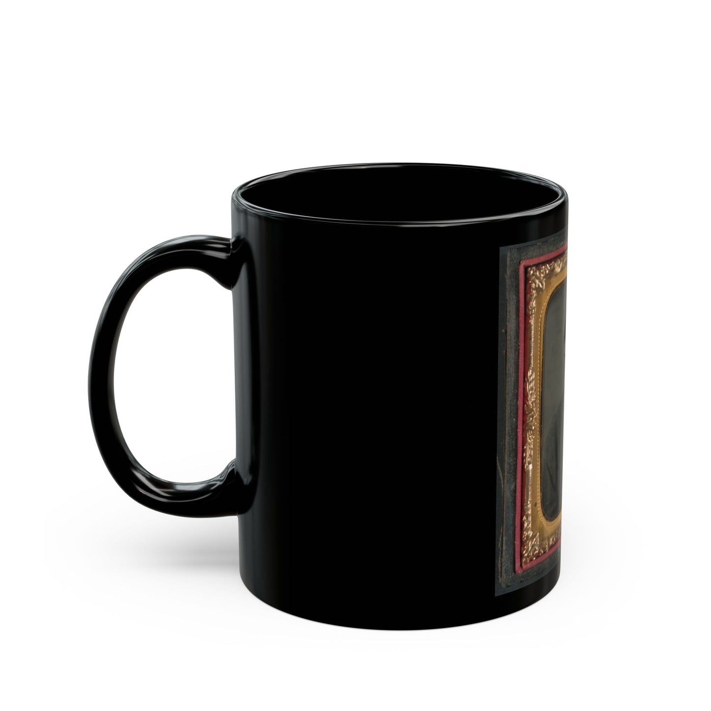 Captain Jesse Sharpe Barnes, F Company, 4th North Carolina Infantry In Frock Coat (U.S. Civil War) Black Coffee Mug