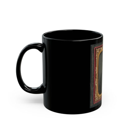 Captain Jesse Sharpe Barnes, F Company, 4th North Carolina Infantry In Frock Coat (U.S. Civil War) Black Coffee Mug