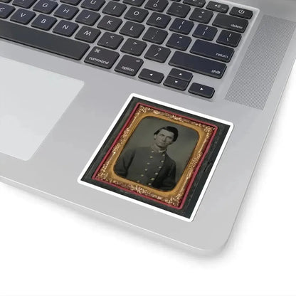Captain Jesse Sharpe Barnes, F Company, 4Th North Carolina Infantry in Frock Coat (U.S. Civil War) STICKER Vinyl Kiss-Cut Decal - The Sticker Space