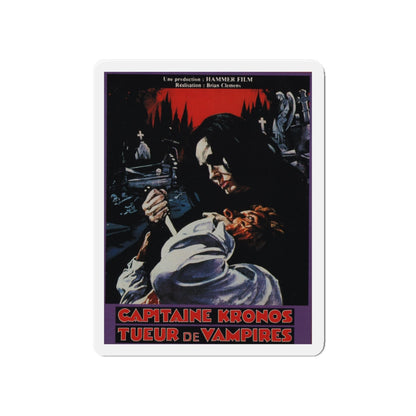 CAPTAIN KRONOS VAMPIRE HUNTER (FRENCH) 1974 Movie Poster - Die-Cut Magnet-5" x 5"-The Sticker Space