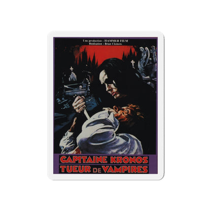 CAPTAIN KRONOS VAMPIRE HUNTER (FRENCH) 1974 Movie Poster - Die-Cut Magnet-6 × 6"-The Sticker Space