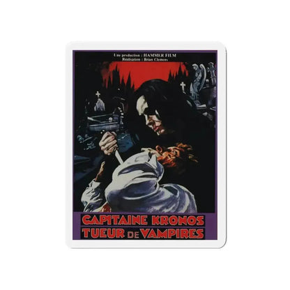 CAPTAIN KRONOS VAMPIRE HUNTER (FRENCH) 1974 Movie Poster - Refrigerator Magnet - The Sticker Space