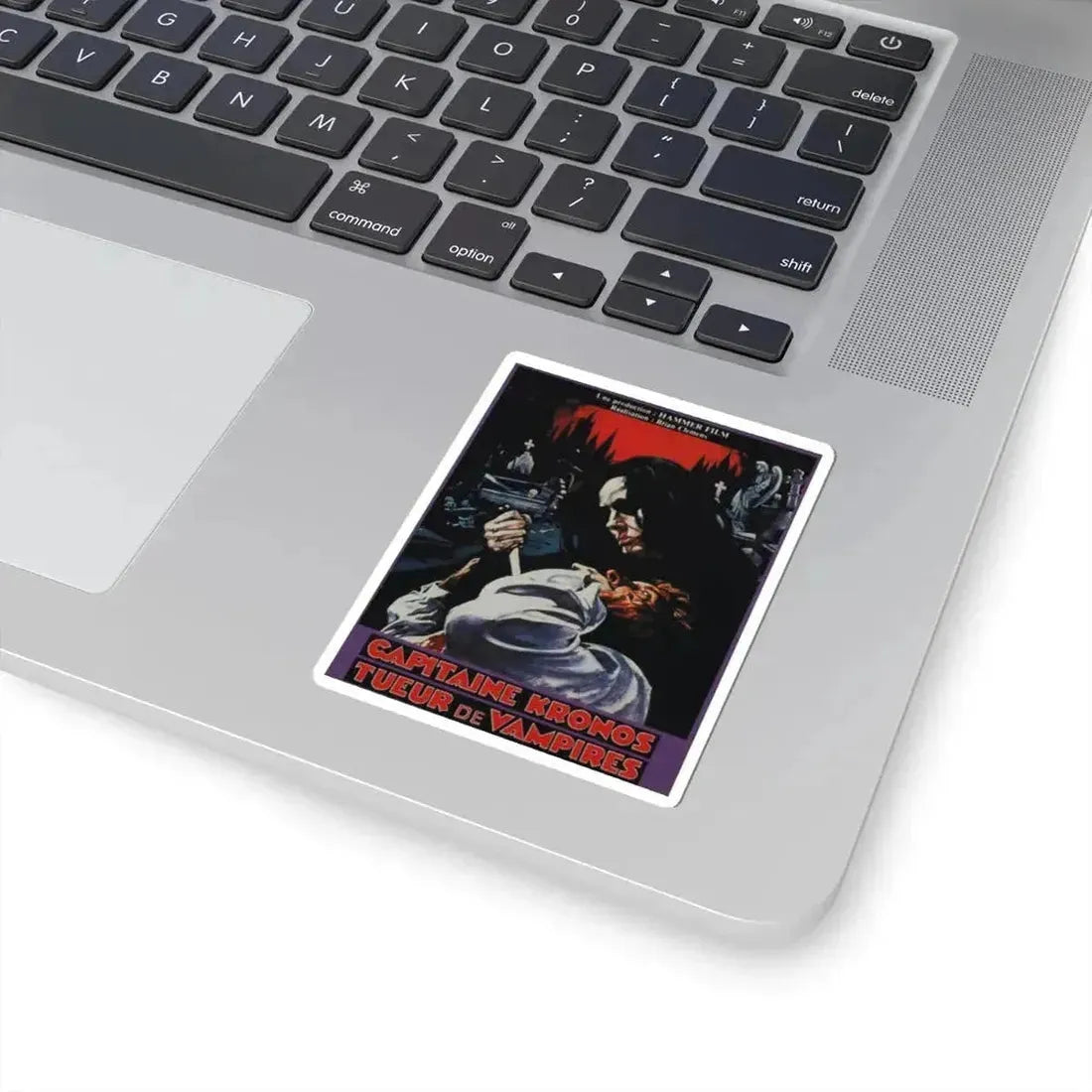 CAPTAIN KRONOS VAMPIRE HUNTER (FRENCH) 1974 Movie Poster - STICKER Vinyl Kiss-Cut Decal - The Sticker Space