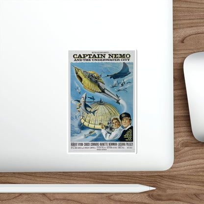 CAPTAIN NEMO AND THE UNDERWATER CITY 1969 Movie Poster STICKER Vinyl Die-Cut Decal-The Sticker Space