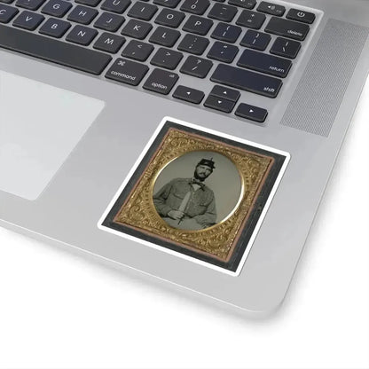 Captain William H. Powell of Co. A, 33Rd Virginia Infantry Regiment in Uniform With Bowie Knife (U.S. Civil War) STICKER Vinyl Kiss-Cut Decal - The Sticker Space