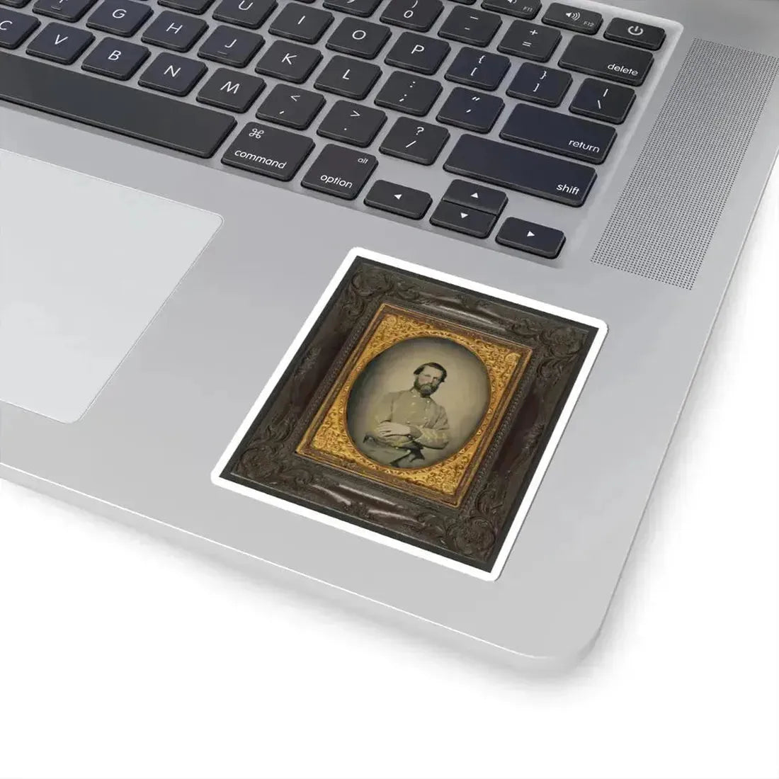 Captain William W. Cosby of H Company, 2Nd Virginia Light Artillery Regiment in Uniform (U.S. Civil War) STICKER Vinyl Kiss-Cut Decal - The Sticker Space