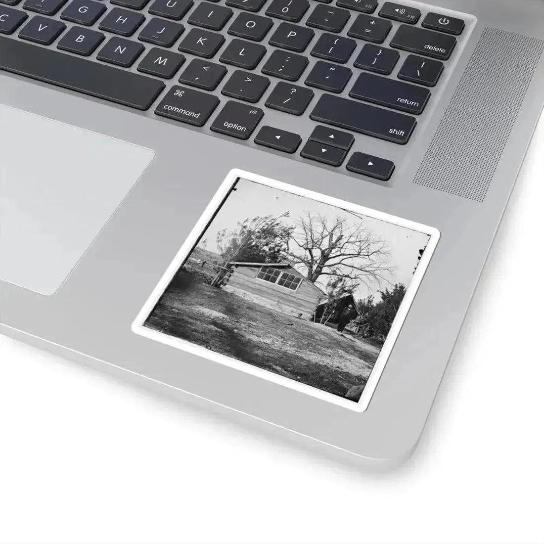 Captain Worrall's Quarters at Cedar Level, Va. (U.S. Civil War) STICKER Vinyl Kiss-Cut Decal - The Sticker Space