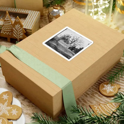 Captain Worrall's Quarters at Cedar Level, Va. (U.S. Civil War) STICKER Vinyl Kiss-Cut Decal - The Sticker Space