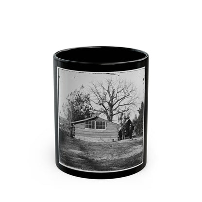 Captain Worrall's Quarters At Cedar Level, Va. (U.S. Civil War) Black Coffee Mug