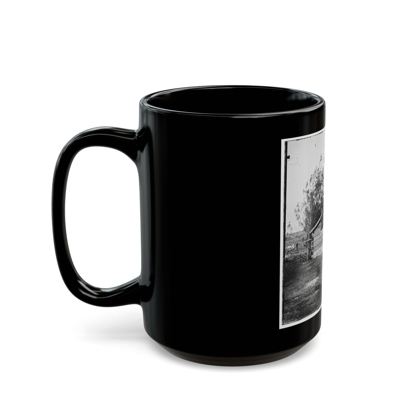 Captain Worrall's Quarters At Cedar Level, Va. (U.S. Civil War) Black Coffee Mug