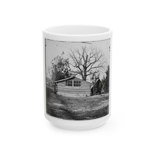 Captain Worrall's Quarters At Cedar Level, Va. (U.S. Civil War) White Coffee Mug