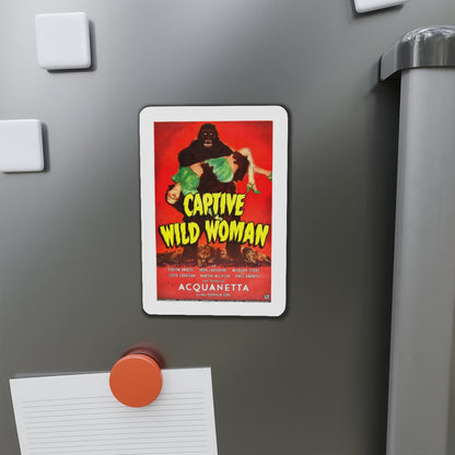 CAPTIVE WILD WOMAN 1943 Movie Poster - Die-Cut Magnet-The Sticker Space