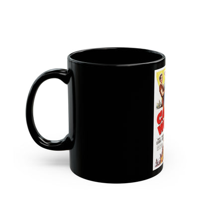 CAPTIVE WOMEN 1952 Movie Poster - Black Coffee Mug-The Sticker Space