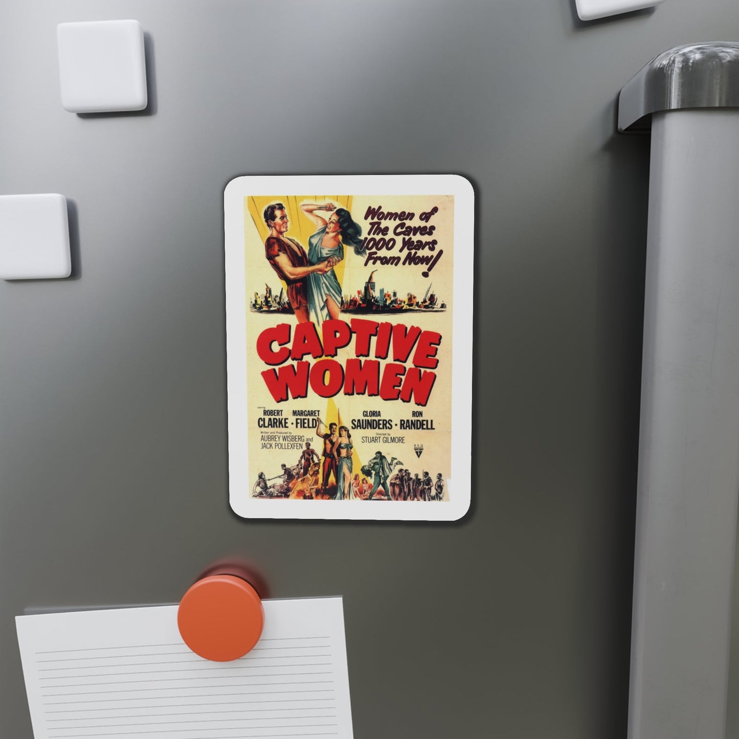 Captive Women 1952 Movie Poster Die-Cut Magnet-The Sticker Space