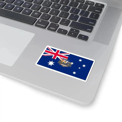 Car Flag of the Prime Minister of Australia Sir Robert Menzies (Australia) STICKER Vinyl Kiss-Cut Decal - The Sticker Space