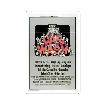 Car Wash 1976 Movie Poster STICKER Vinyl Die-Cut Decal - The Sticker Space
