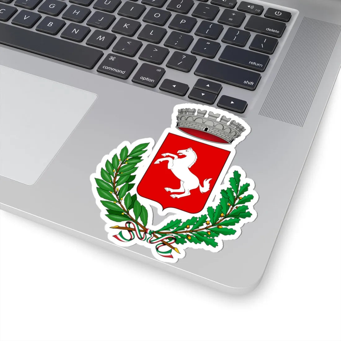Caraffa del Bianco-Stemma (Italy) (Coat of Arms) STICKER Vinyl Kiss-Cut Decal - The Sticker Space