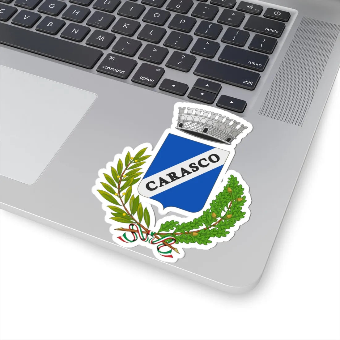 Carasco-Stemma (Italy) (Coat of Arms) STICKER Vinyl Kiss-Cut Decal - The Sticker Space