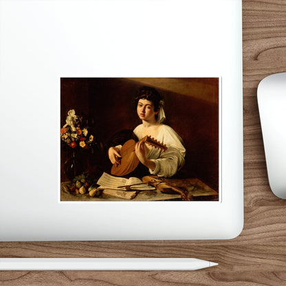 CARAVAGGIO - Lute Player (Artwork) STICKER Vinyl Die-Cut Decal-The Sticker Space