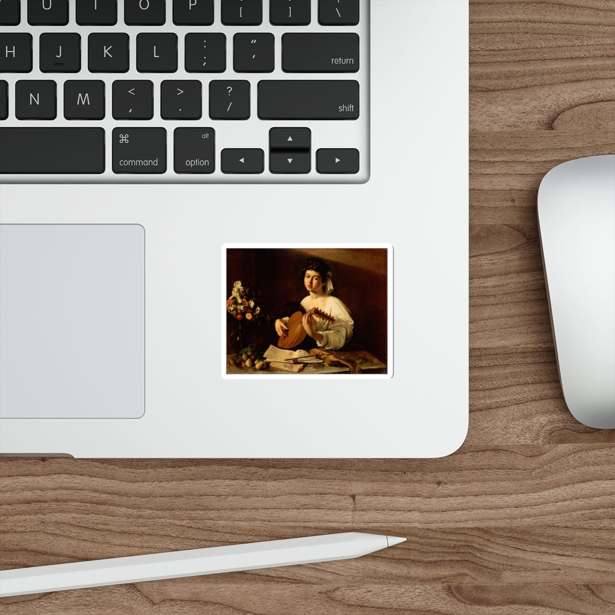 CARAVAGGIO - Lute Player (Artwork) STICKER Vinyl Die-Cut Decal-The Sticker Space