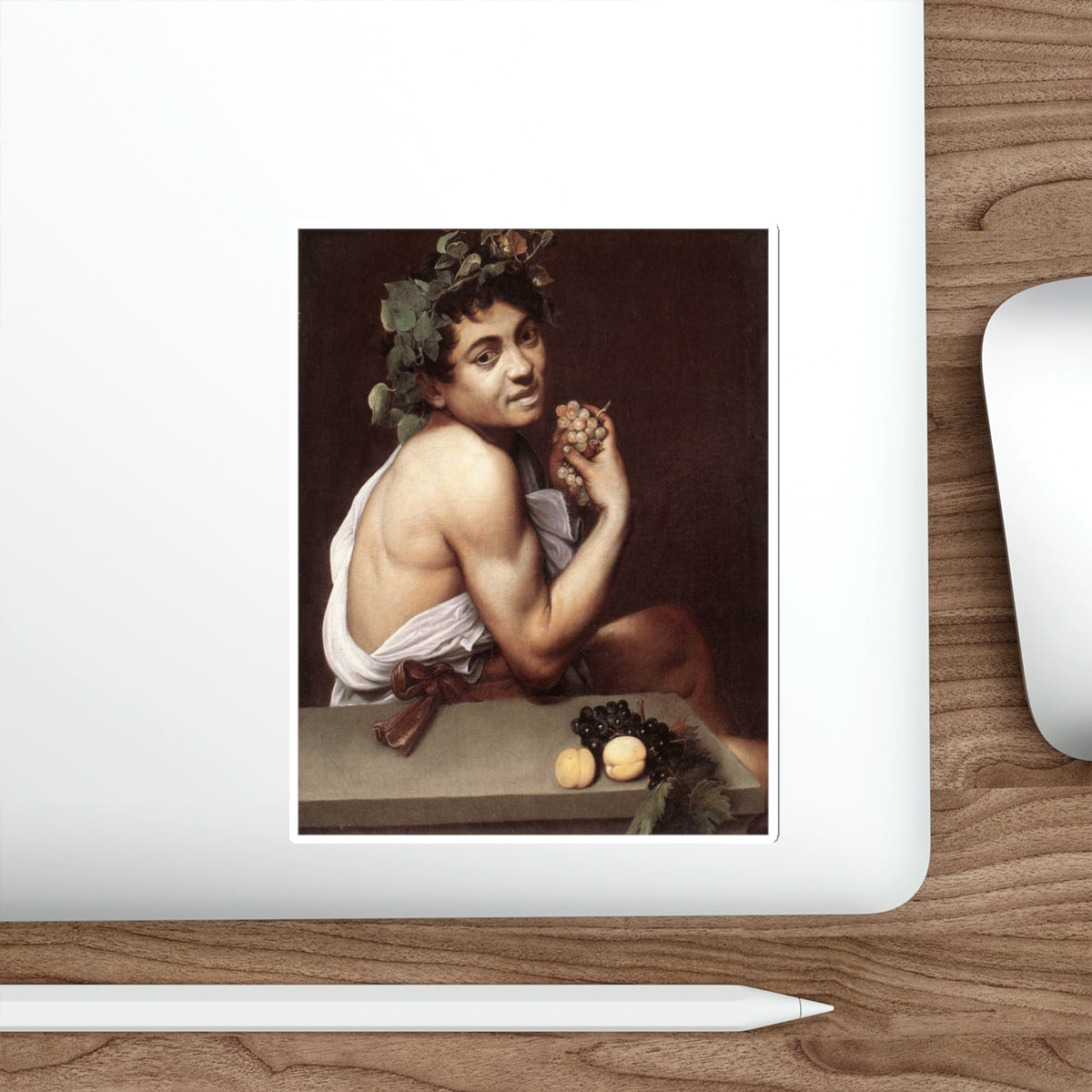 CARAVAGGIO - Sick Bacchus (Artwork) STICKER Vinyl Die-Cut Decal-The Sticker Space