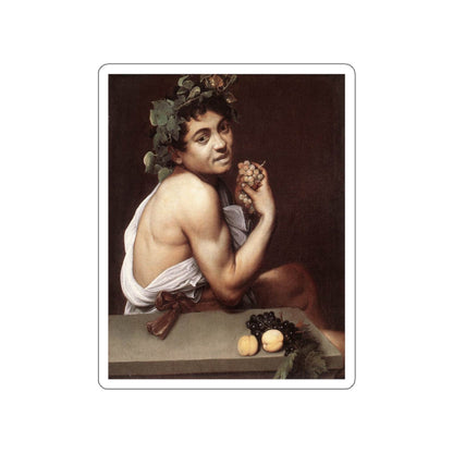 CARAVAGGIO - Sick Bacchus (Artwork) STICKER Vinyl Die-Cut Decal-White-The Sticker Space