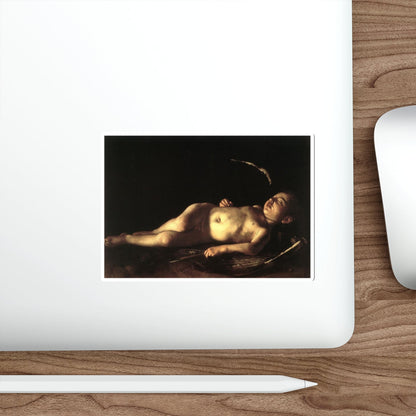 CARAVAGGIO - Sleeping Cupid (Artwork) STICKER Vinyl Die-Cut Decal-The Sticker Space