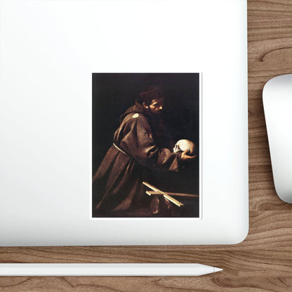 CARAVAGGIO - St Francis (Artwork) STICKER Vinyl Die-Cut Decal-The Sticker Space