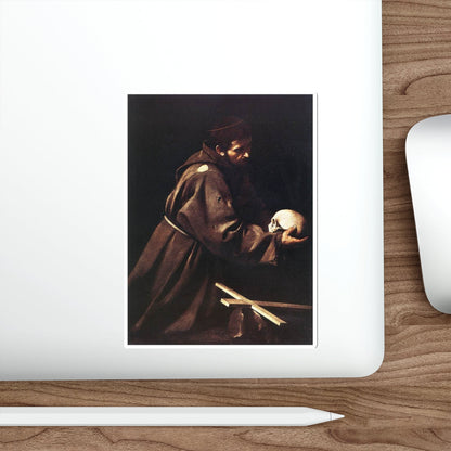 CARAVAGGIO - St Francis (Artwork) STICKER Vinyl Die-Cut Decal-The Sticker Space