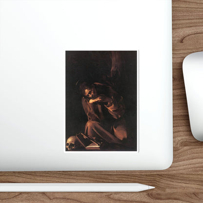 CARAVAGGIO - St Francis2 (Artwork) STICKER Vinyl Die-Cut Decal-The Sticker Space