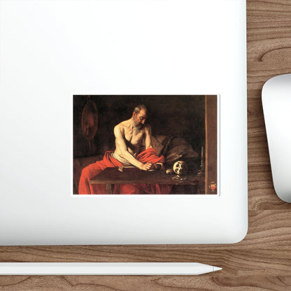 CARAVAGGIO - St Jerome (Artwork) STICKER Vinyl Die-Cut Decal-The Sticker Space