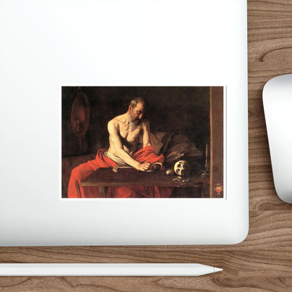 CARAVAGGIO - St Jerome (Artwork) STICKER Vinyl Die-Cut Decal-The Sticker Space