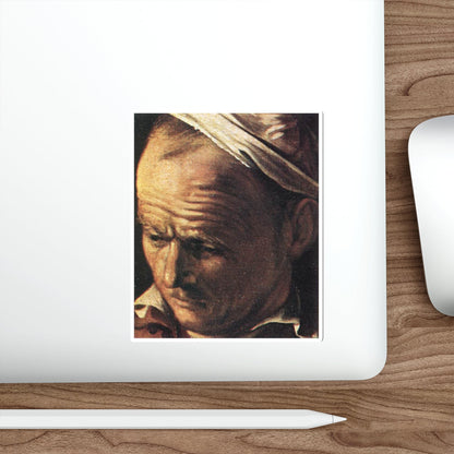 CARAVAGGIO - Supper at Emmaus (detail) (Artwork) STICKER Vinyl Die-Cut Decal-The Sticker Space