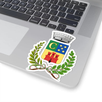Caravonica-Stemma (Italy) (Coat of Arms) STICKER Vinyl Kiss-Cut Decal - The Sticker Space
