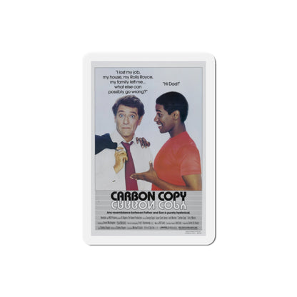 Carbon Copy 1981 Movie Poster Die-Cut Magnet-2" x 2"-The Sticker Space