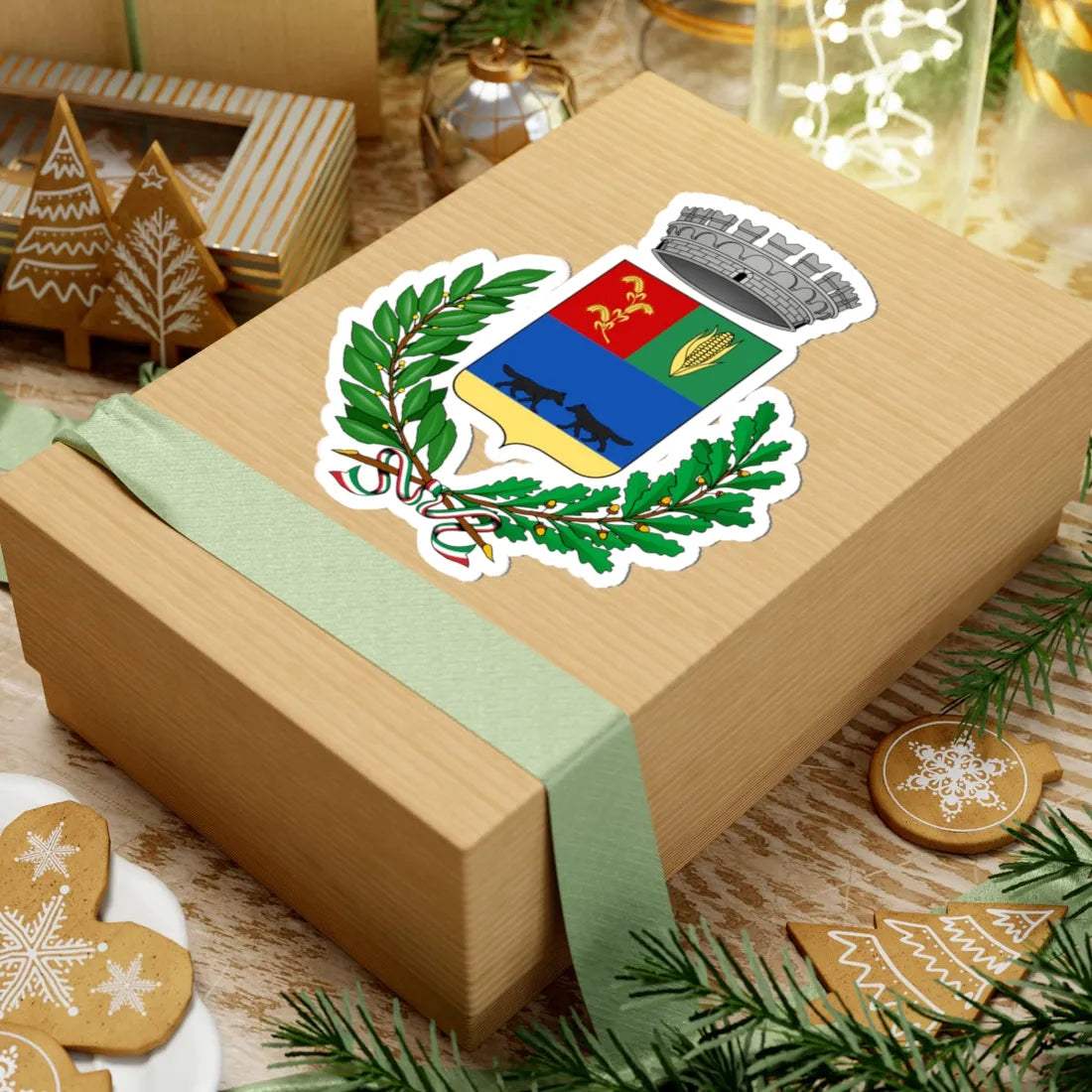 Carbonara-Stema (Italy) (Coat of Arms) STICKER Vinyl Kiss-Cut Decal - The Sticker Space