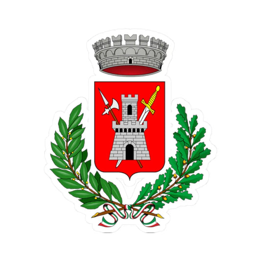 Carbonate-Stemma (Italy) (Coat of Arms) STICKER Vinyl Kiss-Cut Decal 2 Inch White - The Sticker Space