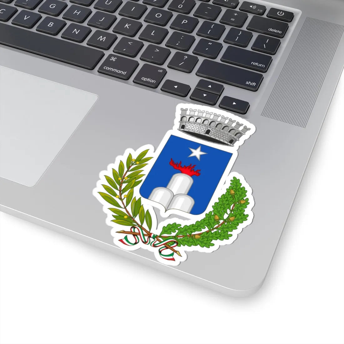Carbone-Stemma (Italy) (Coat of Arms) STICKER Vinyl Kiss-Cut Decal - The Sticker Space