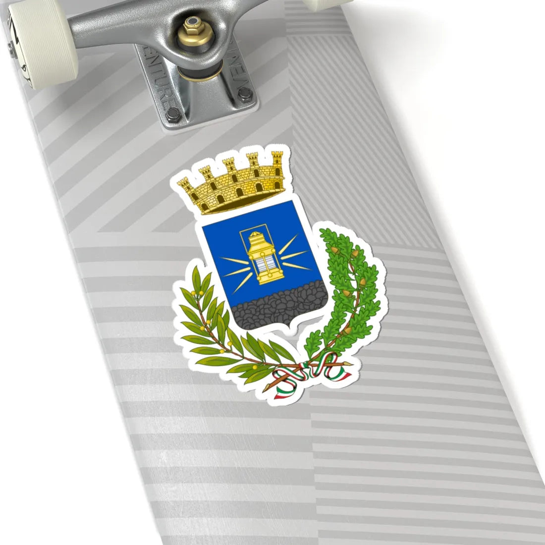 Carbonia-Stemma (Italy) (Coat of Arms) STICKER Vinyl Kiss-Cut Decal - The Sticker Space