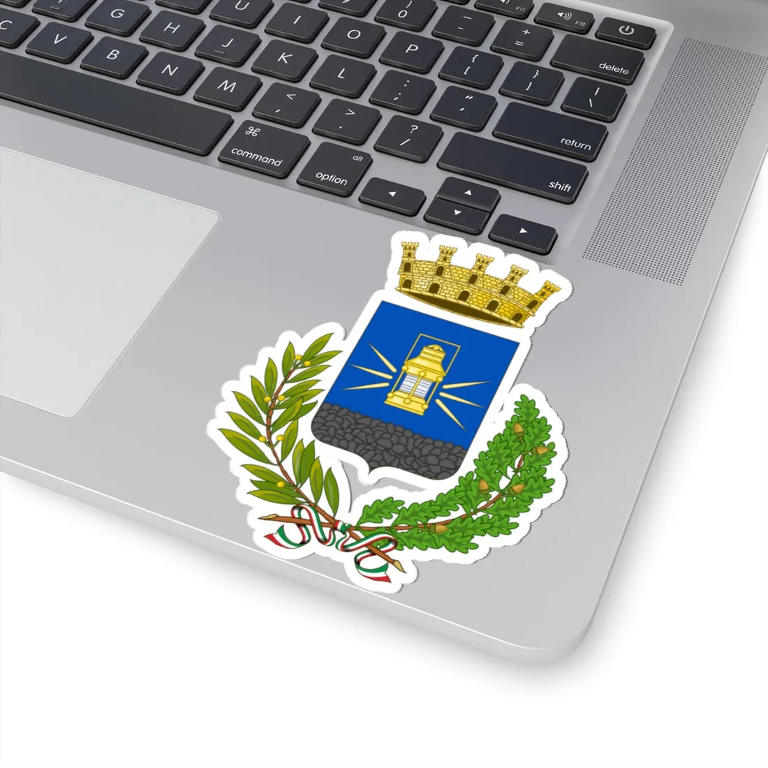 Carbonia-Stemma (Italy) (Coat of Arms) STICKER Vinyl Kiss-Cut Decal - The Sticker Space
