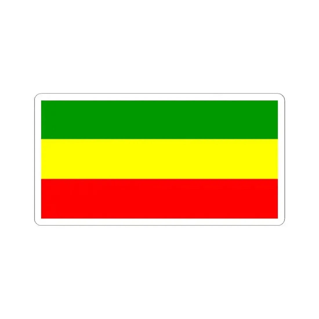 Carchi Flag (Ecuador) STICKER Vinyl Kiss-Cut Decal 2 Inch White - The Sticker Space