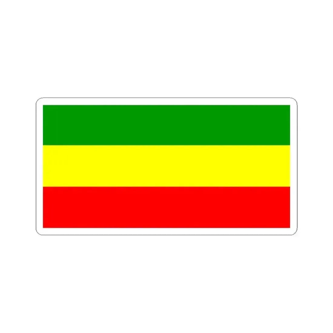 Carchi Flag (Ecuador) STICKER Vinyl Kiss-Cut Decal 3 Inch White - The Sticker Space