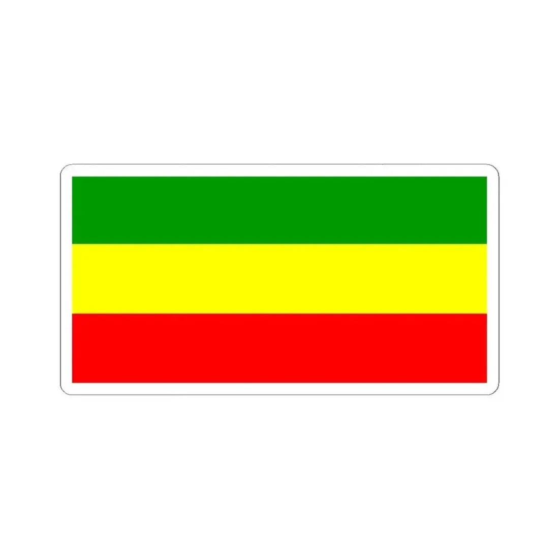 Carchi Flag (Ecuador) STICKER Vinyl Kiss-Cut Decal 6 Inch White - The Sticker Space