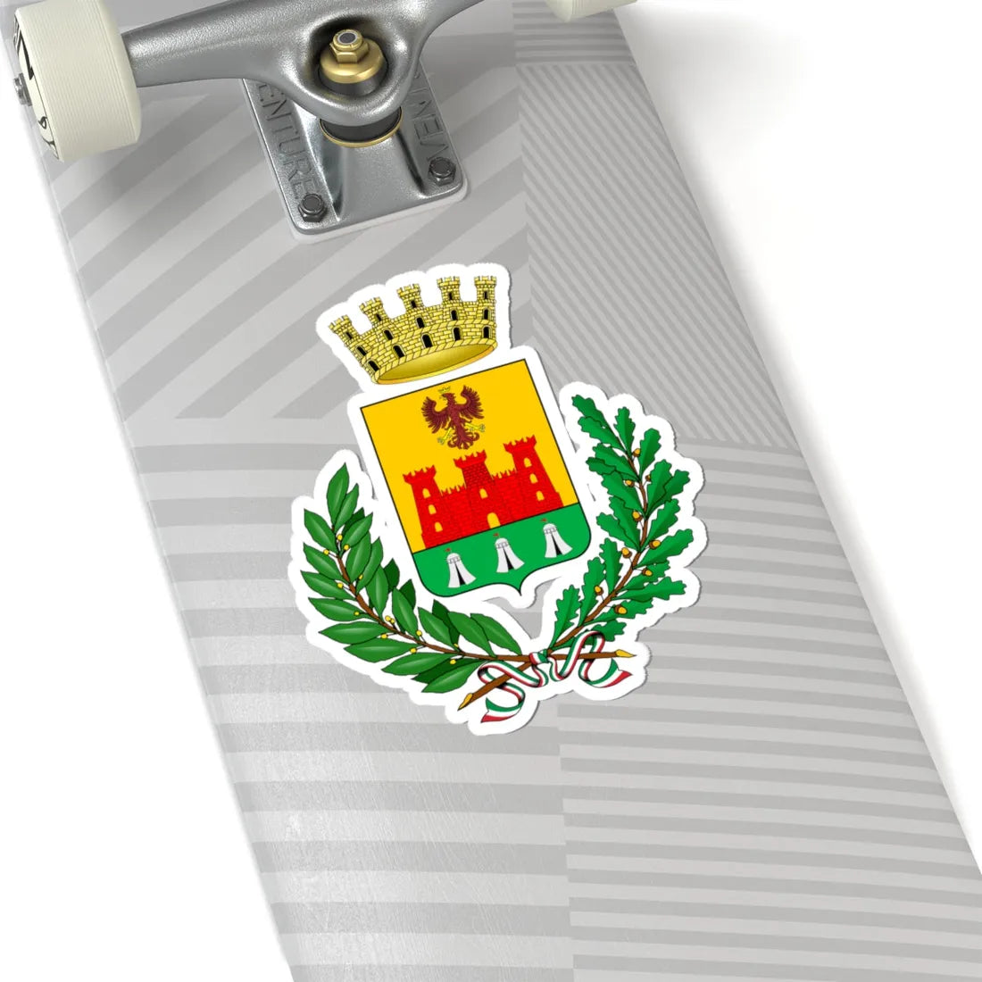 Cardano al Campo-Stemma (Italy) (Coat of Arms) STICKER Vinyl Kiss-Cut Decal - The Sticker Space