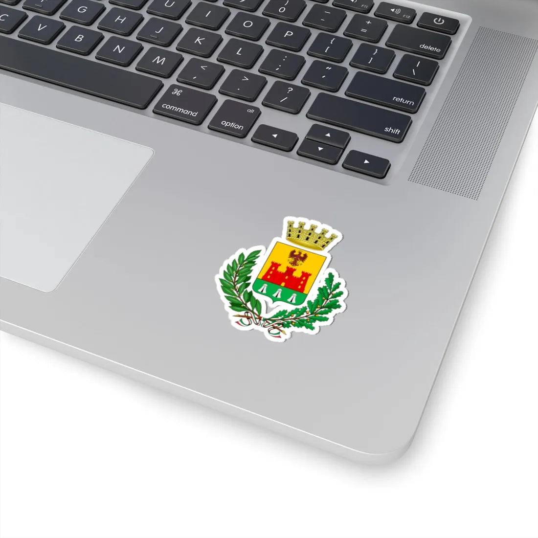Cardano al Campo-Stemma (Italy) (Coat of Arms) STICKER Vinyl Kiss-Cut Decal - The Sticker Space