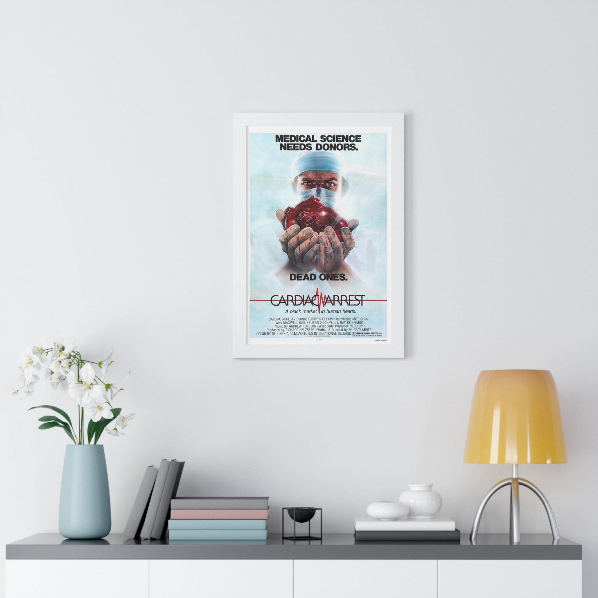 CARDIAC ARREST 1980 - Framed Movie Poster-The Sticker Space