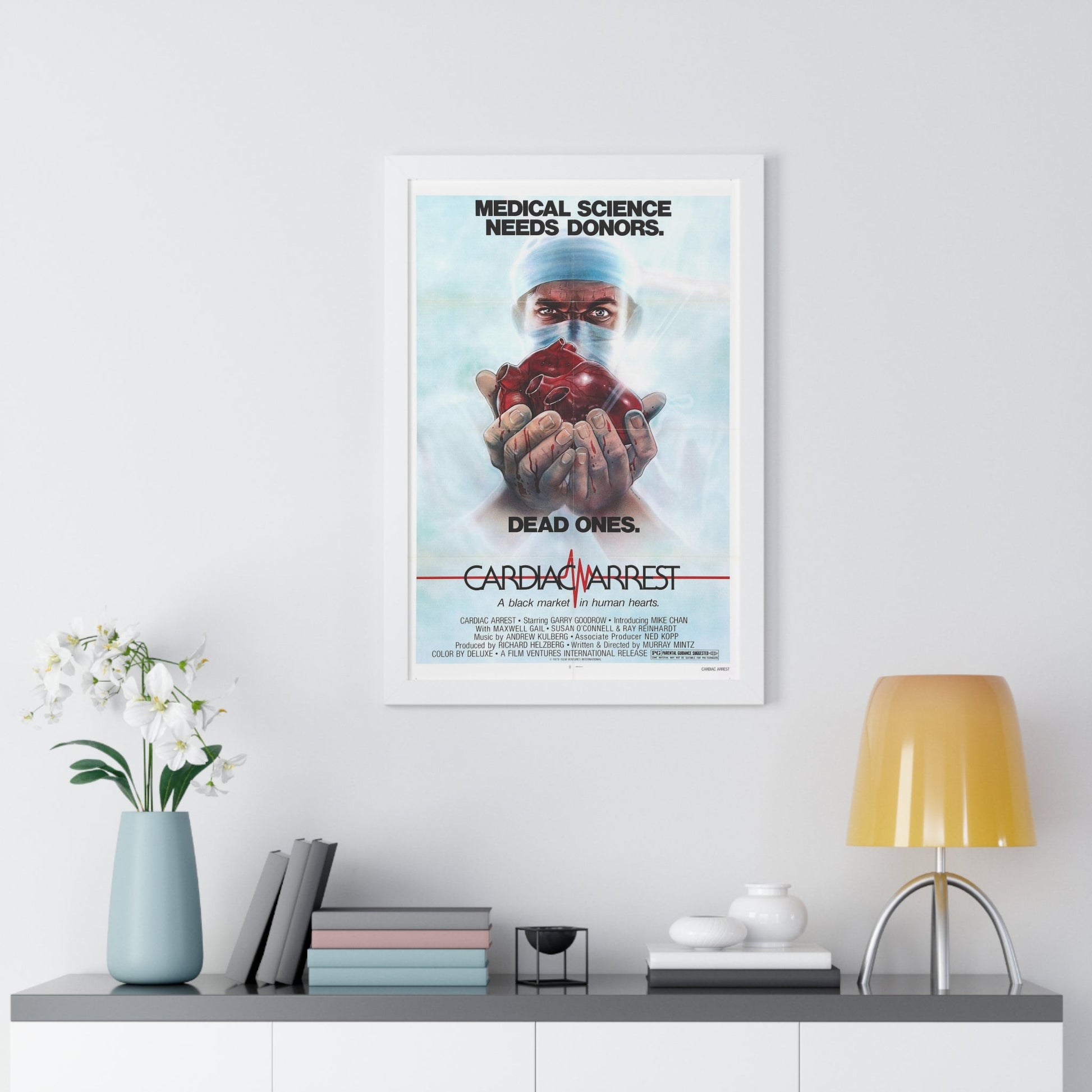 CARDIAC ARREST 1980 - Framed Movie Poster-The Sticker Space