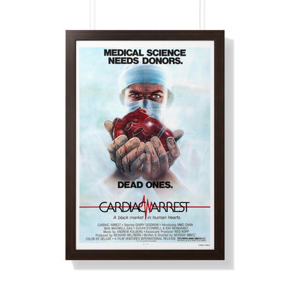 CARDIAC ARREST 1980 - Framed Movie Poster-20" x 30"-The Sticker Space